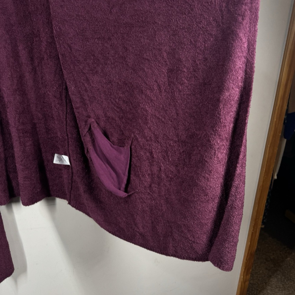 Barefoot Dreams New with Tags CozyChic Lite Island Wrap Burgundy Wine Sz L/XL - Picture 15 of 16